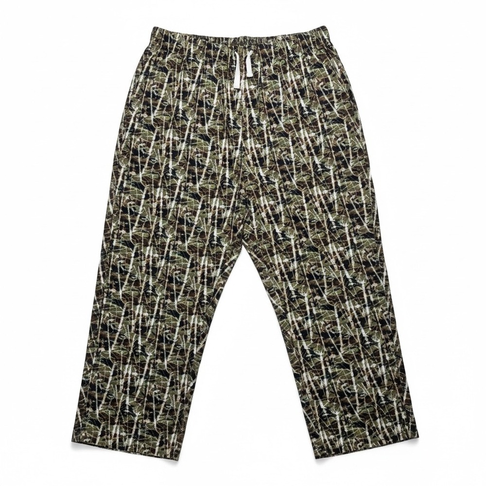Northwest Territory Camo Lounge Pajama Pants Green Brown 3XL Drawstring Waist